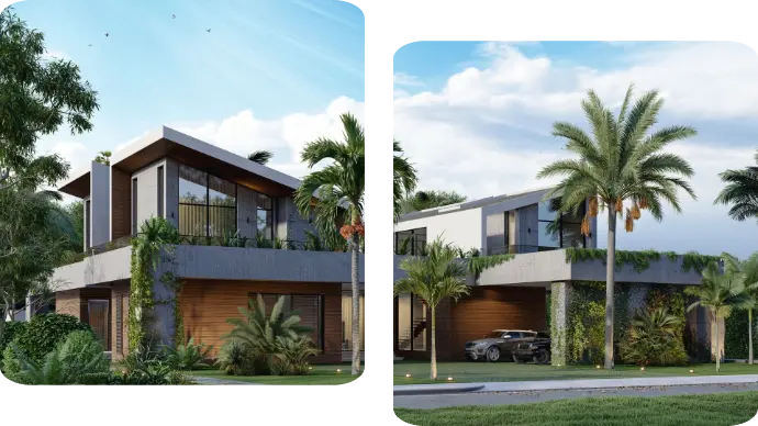 Fachada de Del Valle Real Estate, su agencia inmobiliaria en Cancún